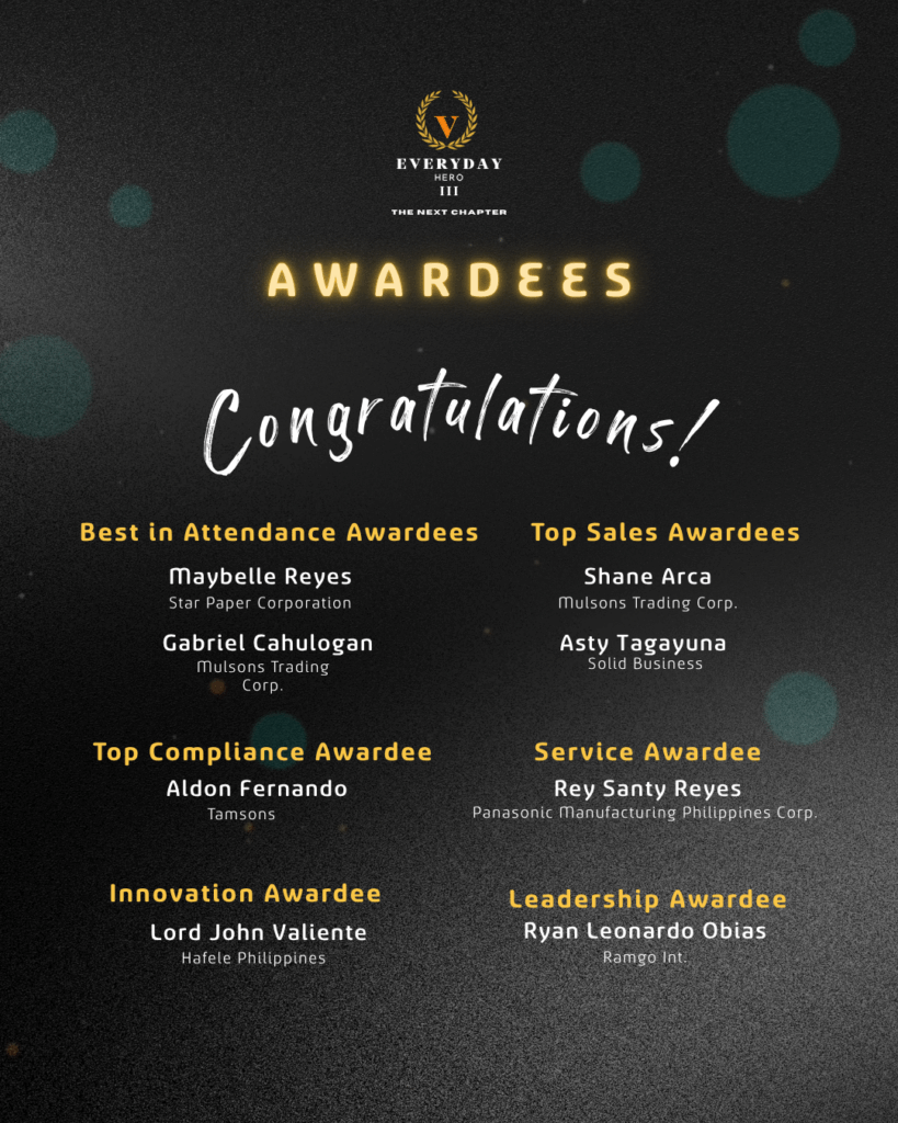 EDH III MID YEAR - AWARDEES POSTERS